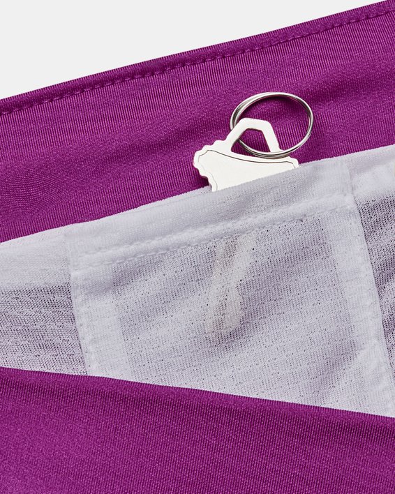 Shorts UA Fly-By 2.0 para Mujer, Purple, pdpMainDesktop image number 4
